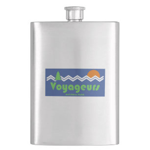 Voyageurs National Park Retro Hip Flask