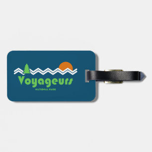 Voyageurs National Park Retro Luggage Tag