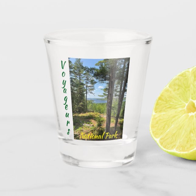 Voyageurs National Park Shot Glass (Front)