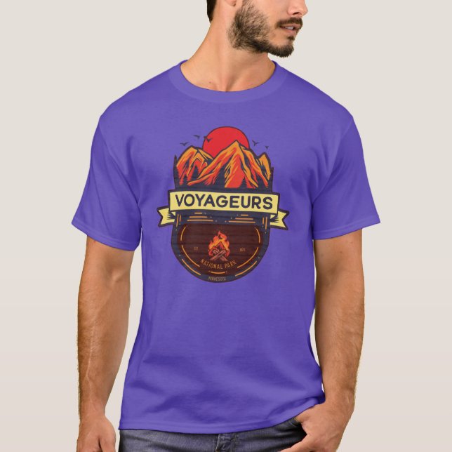 Voyageurs National Park Sun Mountains T-Shirt (Front)