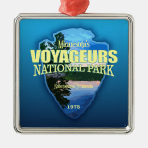 Voyageurs NP (arrowhead) Metal Tree Decoration