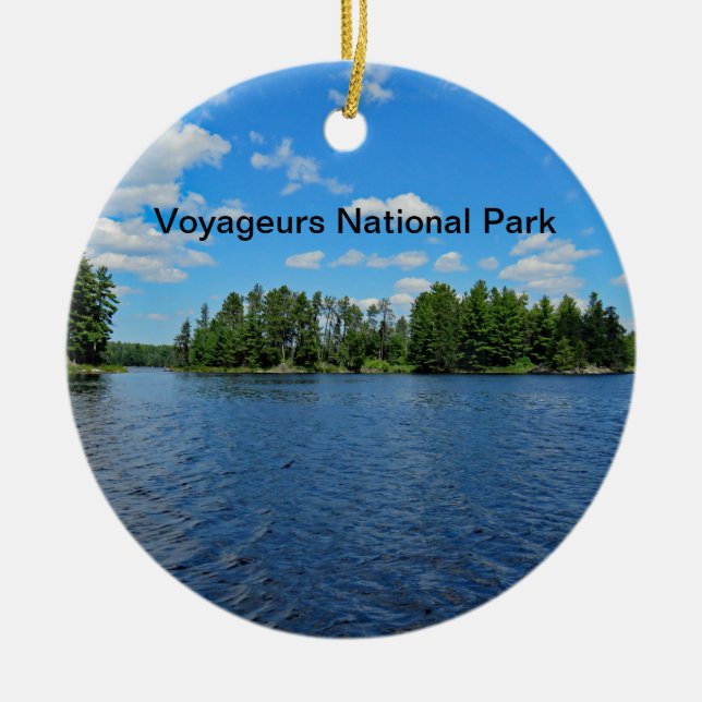 Voyaguers National Park Ornament (Front)