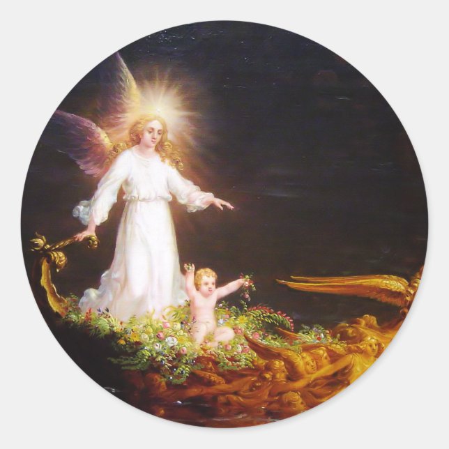 Voyate of Life Childhood Classic Round Sticker (Front)