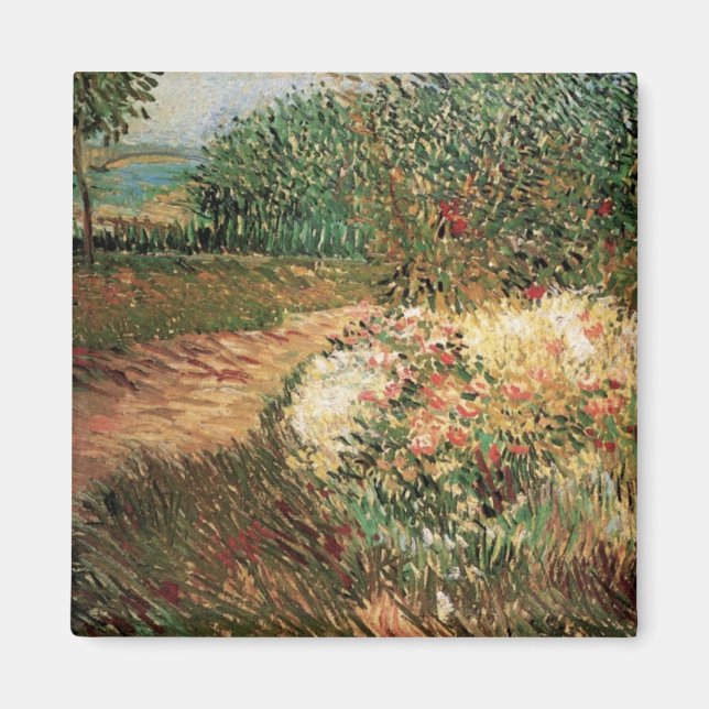 Voyer d'Argenson Park Asnieres by Vincent van Gogh Magnet (Front)