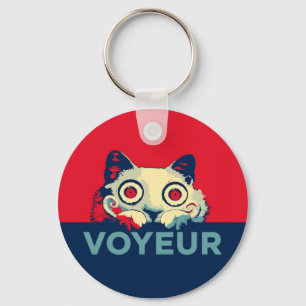VOYEUR Cat Propaganda Key Ring