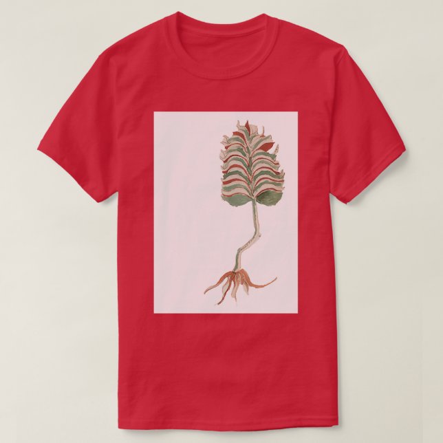 Voynich Manuscript Plants T-Shirt (Design Front)