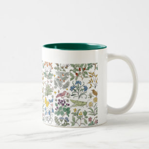 Voysey Apothecary's Garden Pattern Coffee Mug