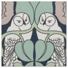 Voysey Owl Arts and Crafts Art Nouveau Fabric