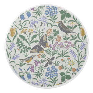 Voysey's Garden Ceramic Knob