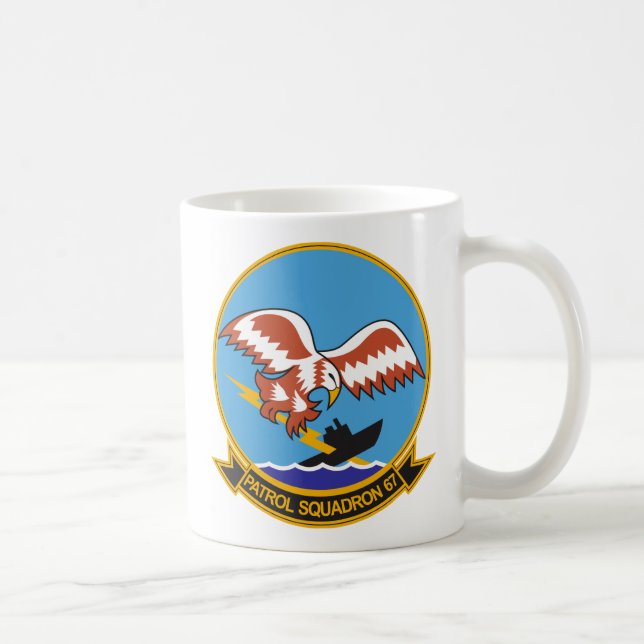 VP-67 Patrol Golden Hawks Coffee Mug (Right)