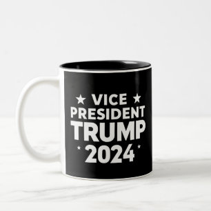 VP Trump Funny Election Joe Biden Funny Quote  Two-Tone Coffee Mug