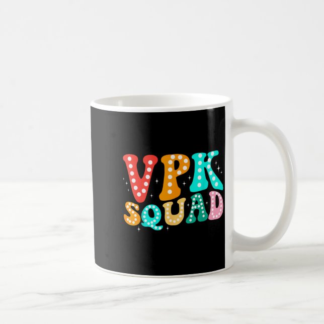 VPK Squad Funny Back To School Teachers Students Coffee Mug (Right)