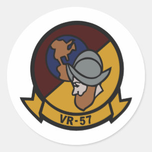 VR-57 CLASSIC ROUND STICKER