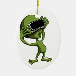 VR alien Ceramic Tree Decoration