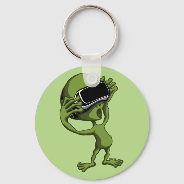 VR Alien Key Ring (Front)