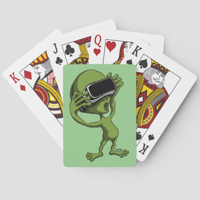 VR Alien Playing Cards (Back)