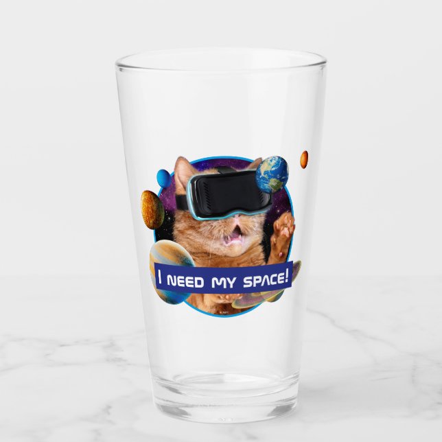VR Cat In Space Glass (Front)