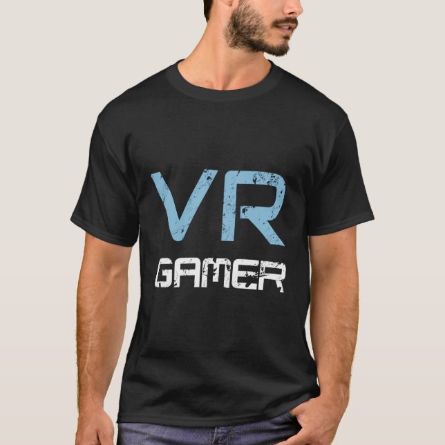 Vr Gamer For Virtual Reality Fans T-Shirt (Front)