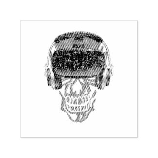 Vr Gamer Headset Video Game Skull- Virtual Reality Self-inking Stamp