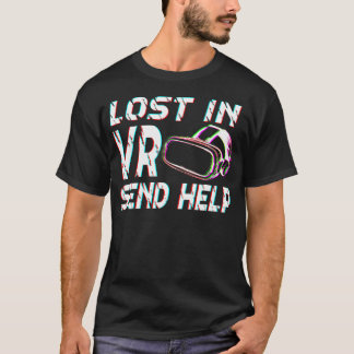 Vr Gamer Vr Player Virtual Reality Vr Game Video G T-Shirt