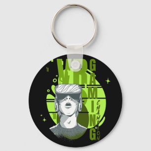 VR Gaming Champion, Best Virtual Reality Player Key Ring