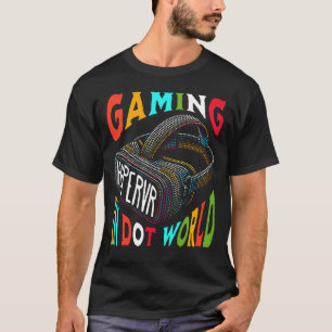 VR Gaming Dot World Hyper Virtual Reality T-Shirt