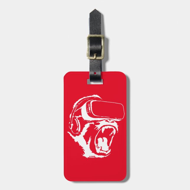 VR Gorilla Luggage Tag (Front Vertical)