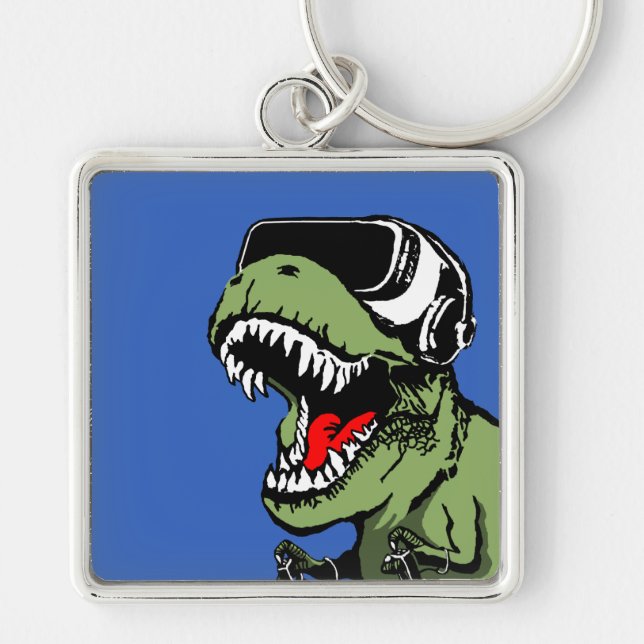 VR T-rex Key Ring (Front)