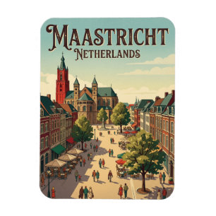 Vrijthof Square, Maastricht Netherlands Magnet