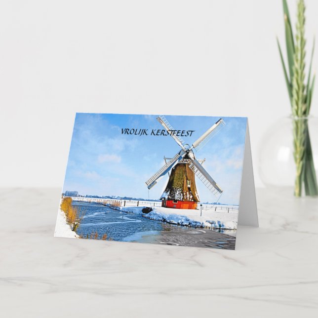 VROLIJK FERSTFEEST (MERRY CHRISTMAS) HOLIDAY CARD (Front)