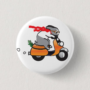 VROOM 3 CM ROUND BADGE