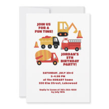 Vroom Honk Beep! Trucks Birthday