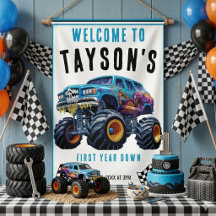 Vroom Zoom Monster Truck Boom | 1st Birthday Party