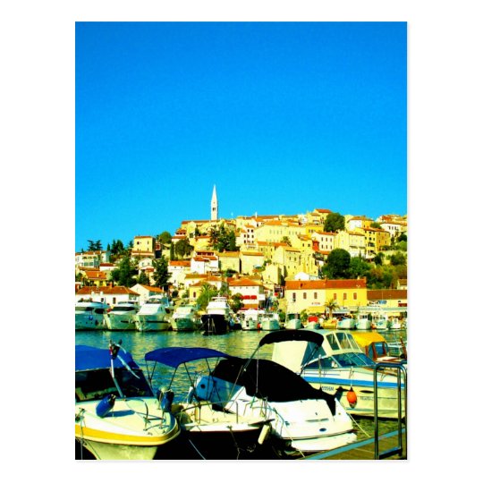 vrsar holiday paradise summer istria croatia postcard