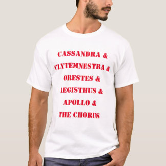 VRTC Oresteia Roll Call T-shirt