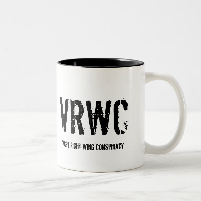 VRWC, Vast Right Wing Conspiracy Two-Tone Coffee Mug (Right)
