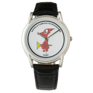 VS-33 WORLD FAMOUS SCREWBIRDS WRIST WATCH