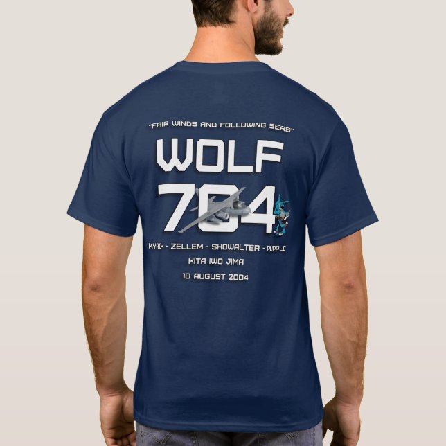 VS-35 WOLF 704 MYRICK ZELLEM SHOWALTER PUPPLO T-Shirt (Back)