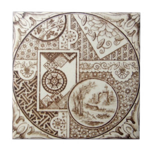 VT0022 Reproduction Antique Transferware Tile