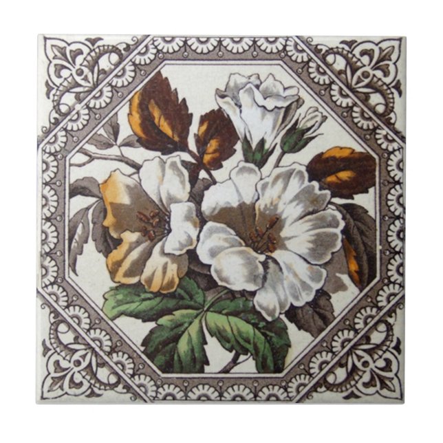 VT0036 Reproduction Antique Transferware Tile (Front)