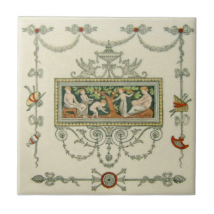 VT0046 Reproduction Antique Transferware Tile
