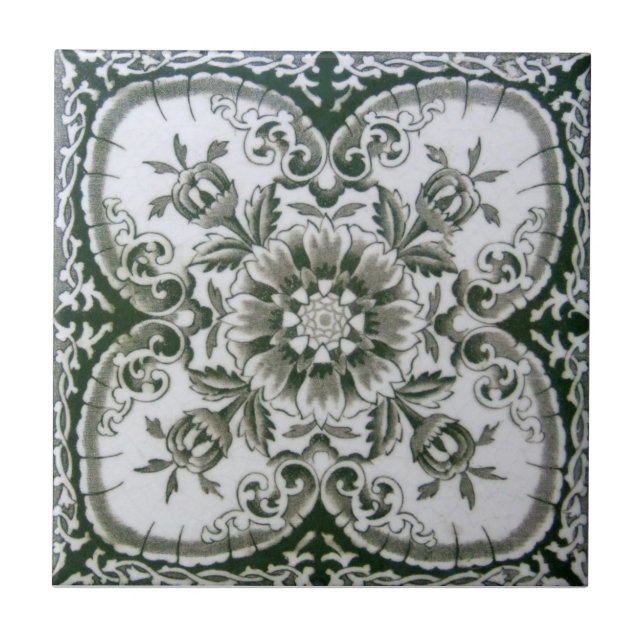 VT0047 Reproduction Antique Transferware Tile (Front)