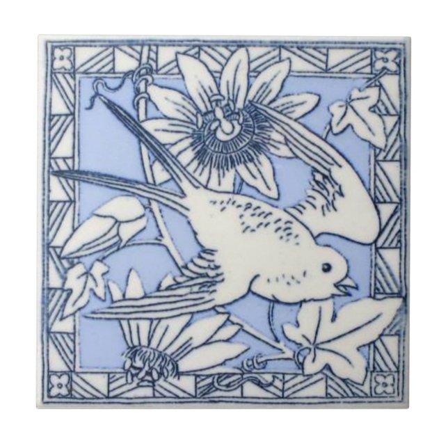 VT0064 Reproduction Antique Transferware Tile (Front)