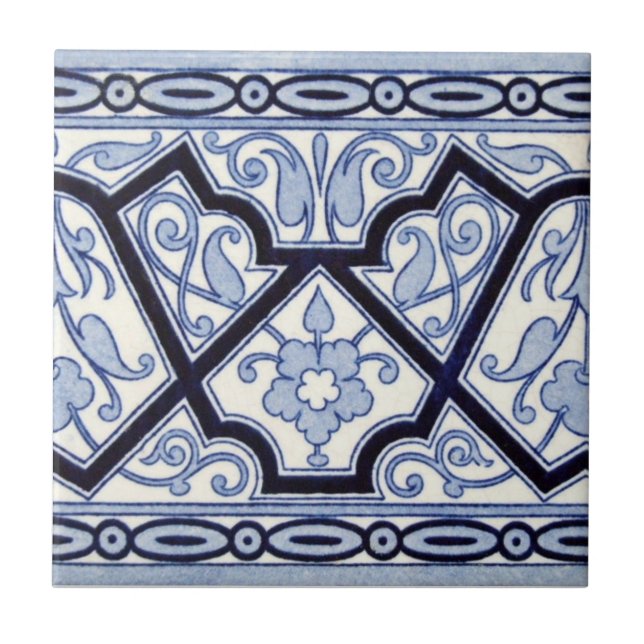 VT0070 Reproduction Antique Transferware Tile (Front)
