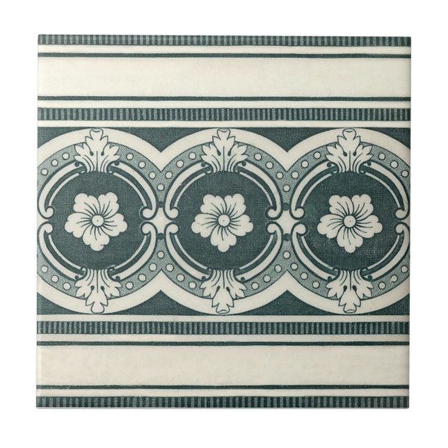 VT0077 Reproduction Antique Transferware Tile (Front)