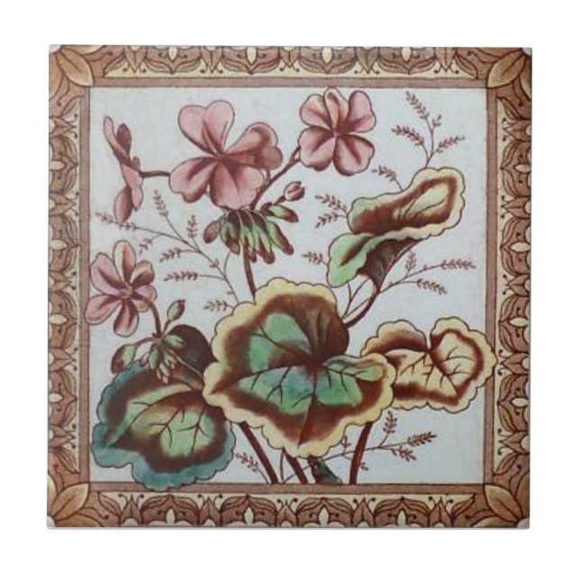 VT0088 Reproduction Antique Transferware Tile (Front)