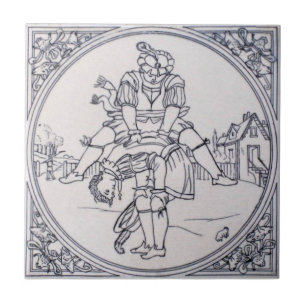 VT0095 Reproduction Antique Transferware Tile