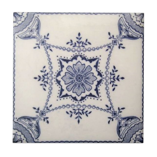 VT0096 Reproduction Antique Transferware Tile (Front)