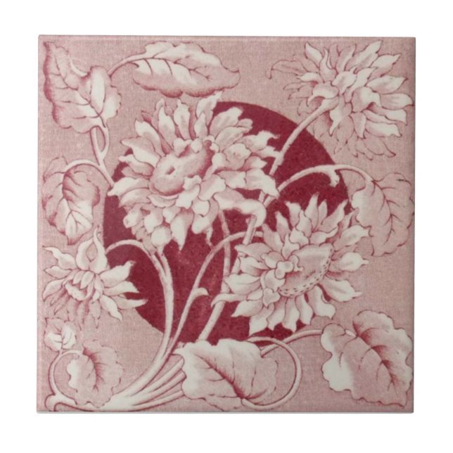 VT0102 Reproduction Antique Transferware Tile (Front)