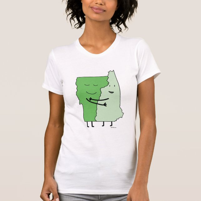 VT <3 NH Women's T-Shirt (Front)